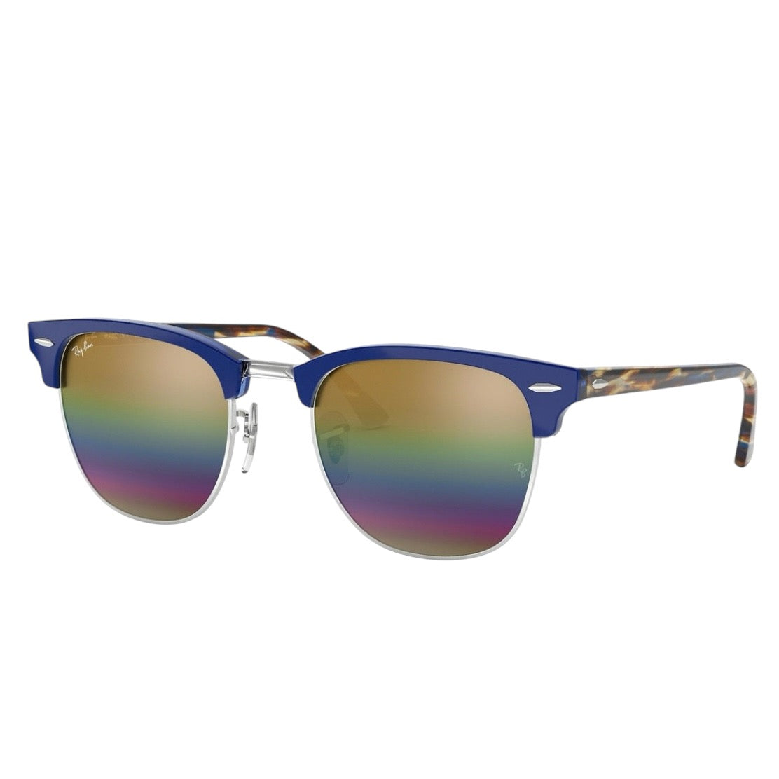 RAY-BAN RB 3016 CLUBMASTER (1223/C4-BLU SILVER)