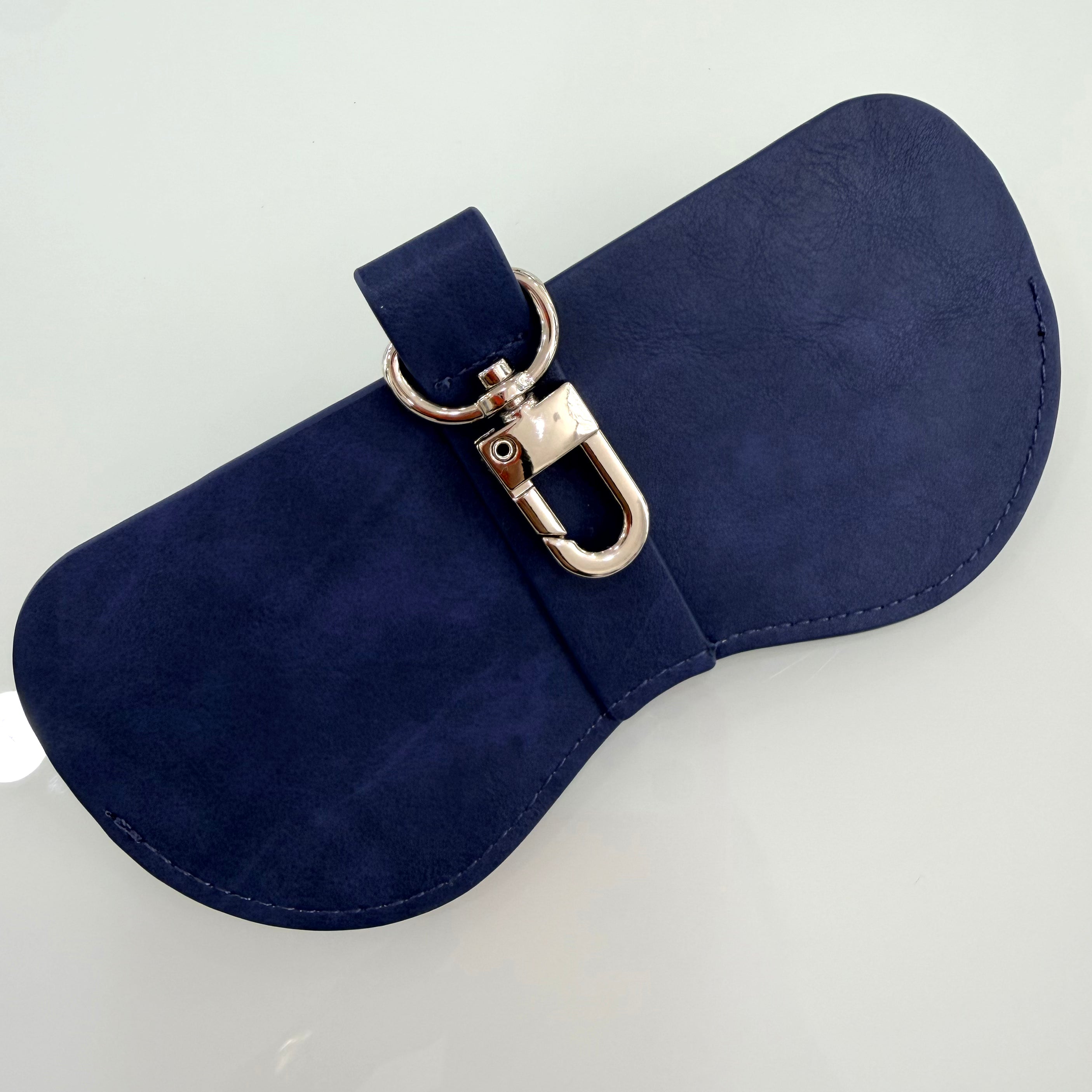 CUSTODIA OCCHIALI CLIP BLUE