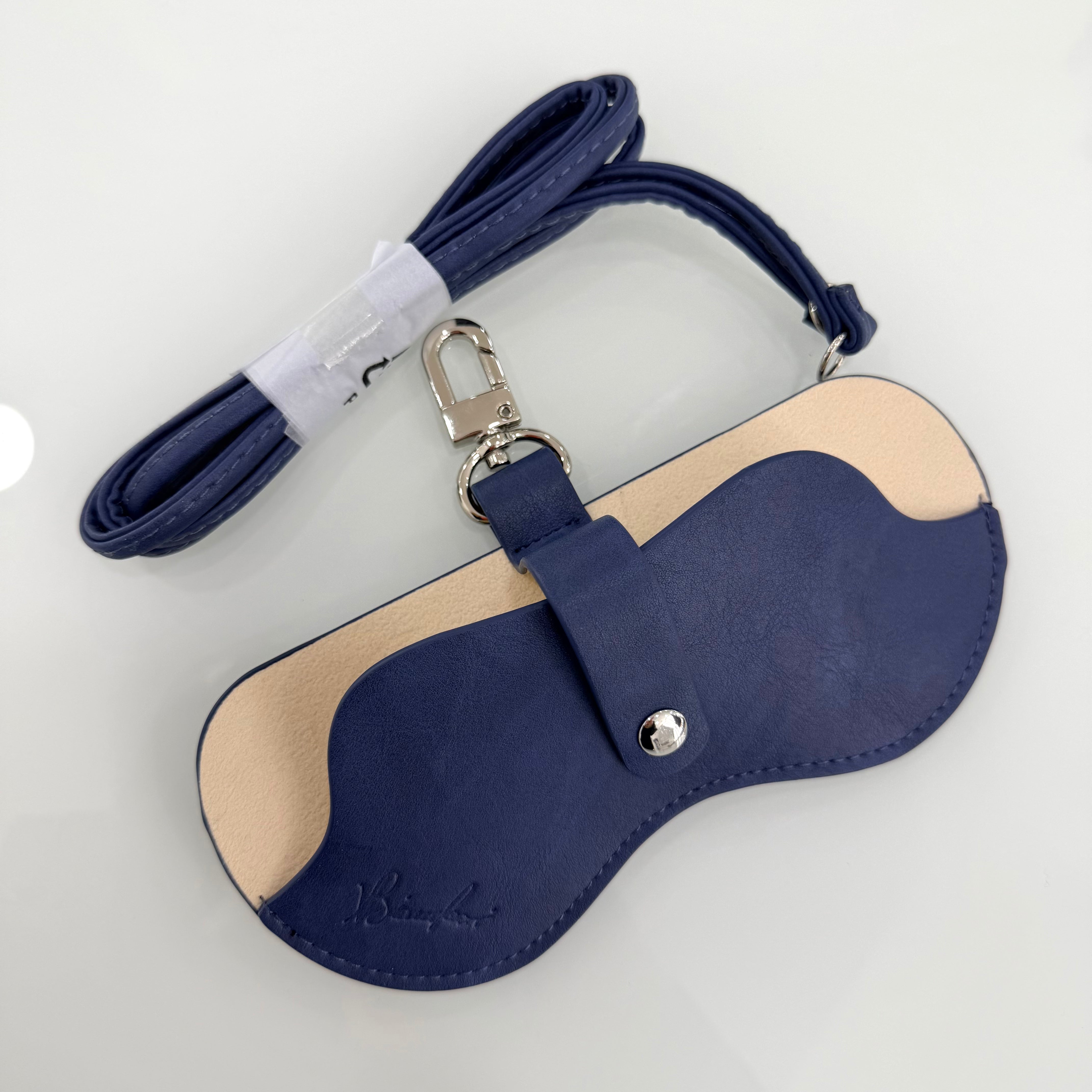 CUSTODIA OCCHIALI CLIP BLUE