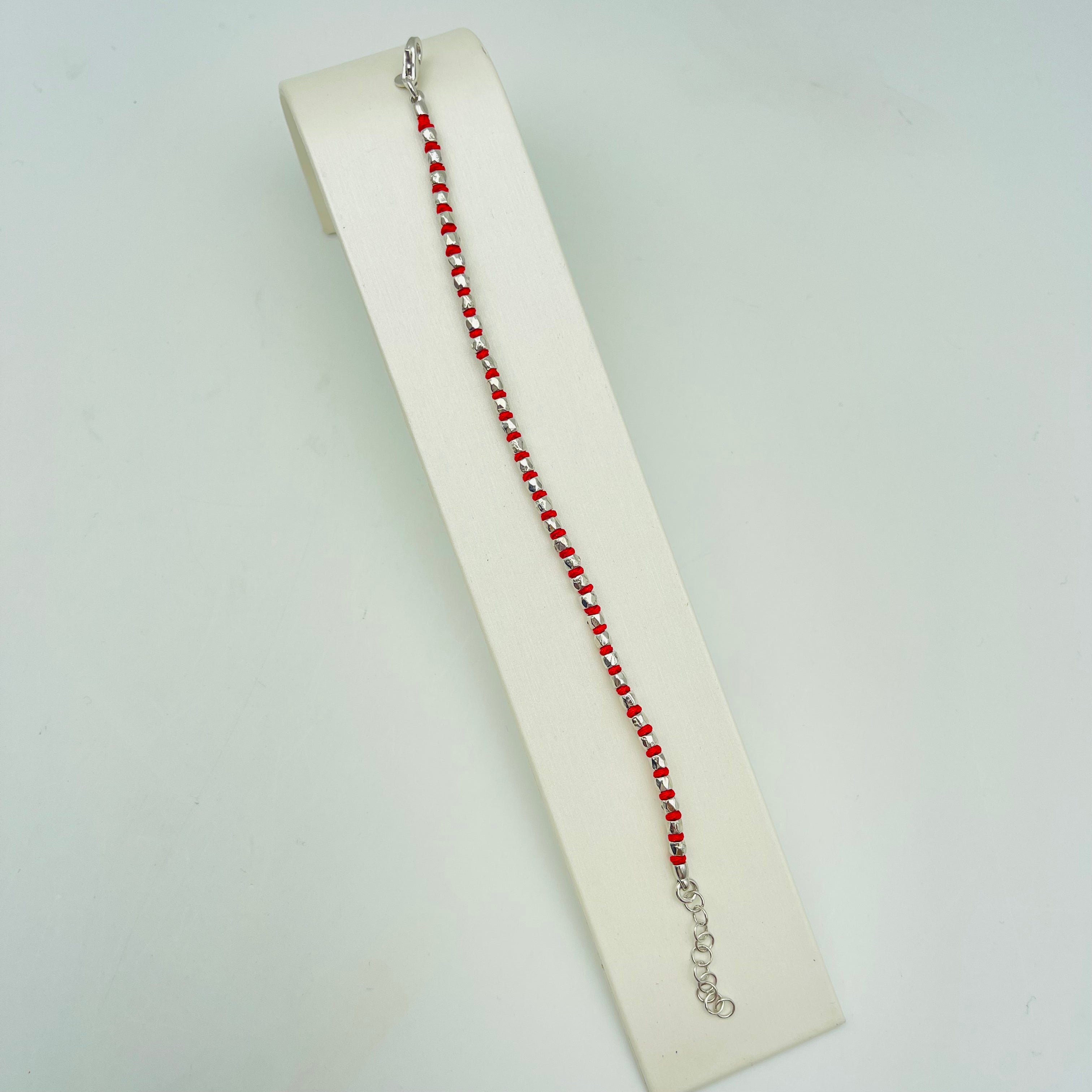 BRACCIALE CORDA ROSSO