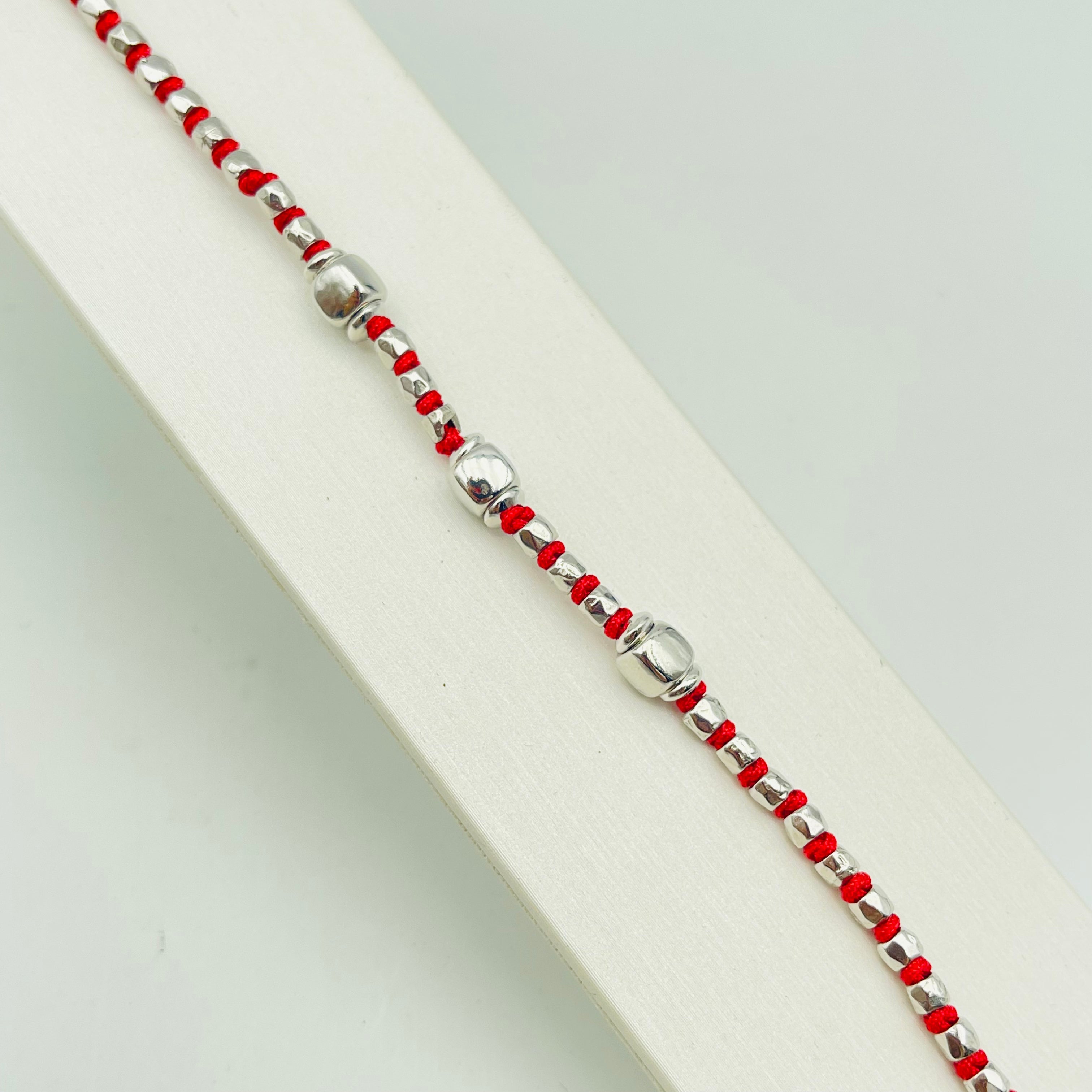 BRACCIALE CORDA ROSSO