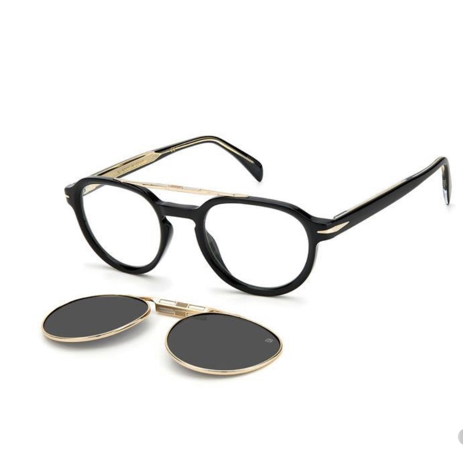 DB EYEWEAR By David Beckham DB1075/CS (2M299-BLACK GOLD)