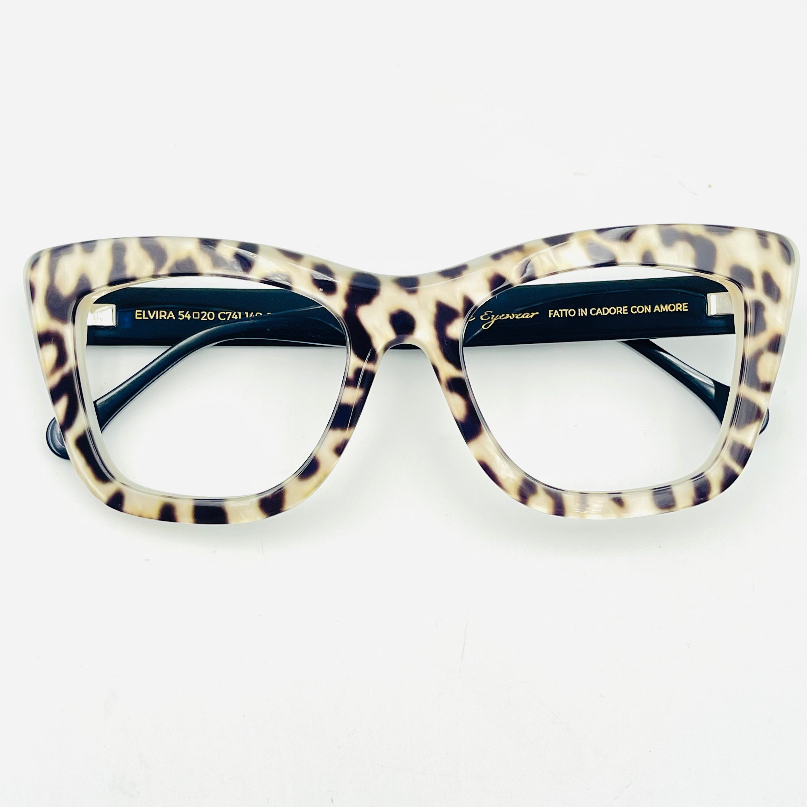 CELESTE EYEWEAR -ELVIRA (741-ANIMALIER WHITE)