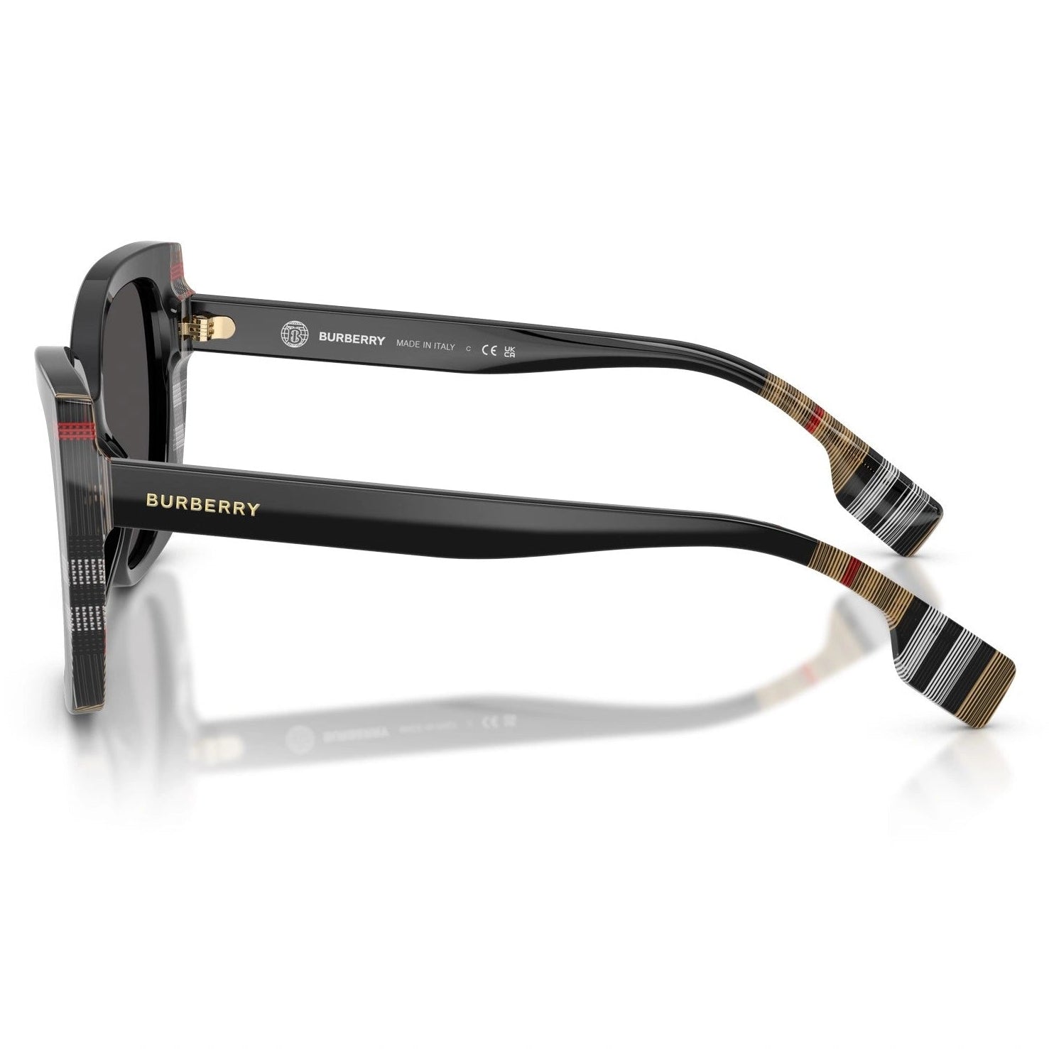 BURBERRY BE4393 (405587 - BLACK/VINTAGE CHECK)