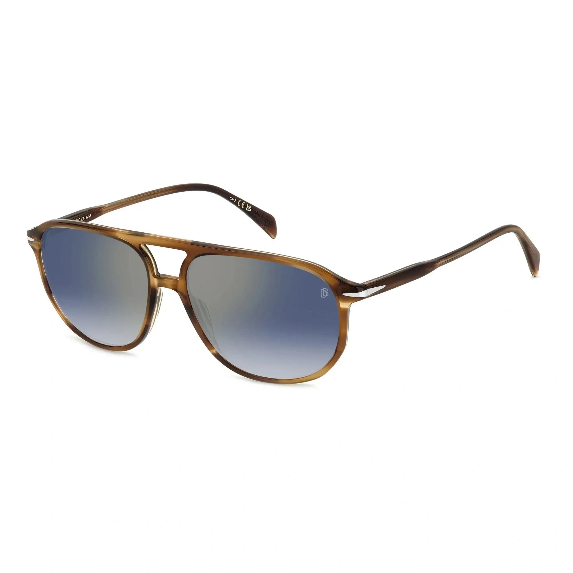 DB EYEWEAR by David Beckham DB 1159/S (EX4 - BROWN HORN)