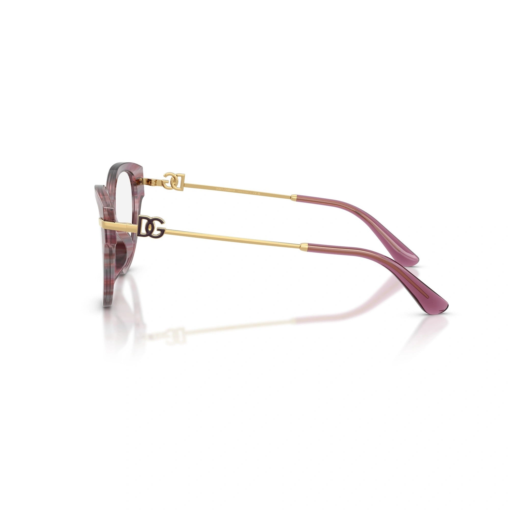 DOLCE & GABBANA DG3438 (3474-STRIPED VIOLA)