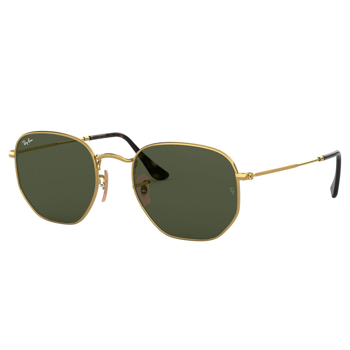 RAY-BAN RB 3548N 001 HEXAGONAL (ORO-VERDE)